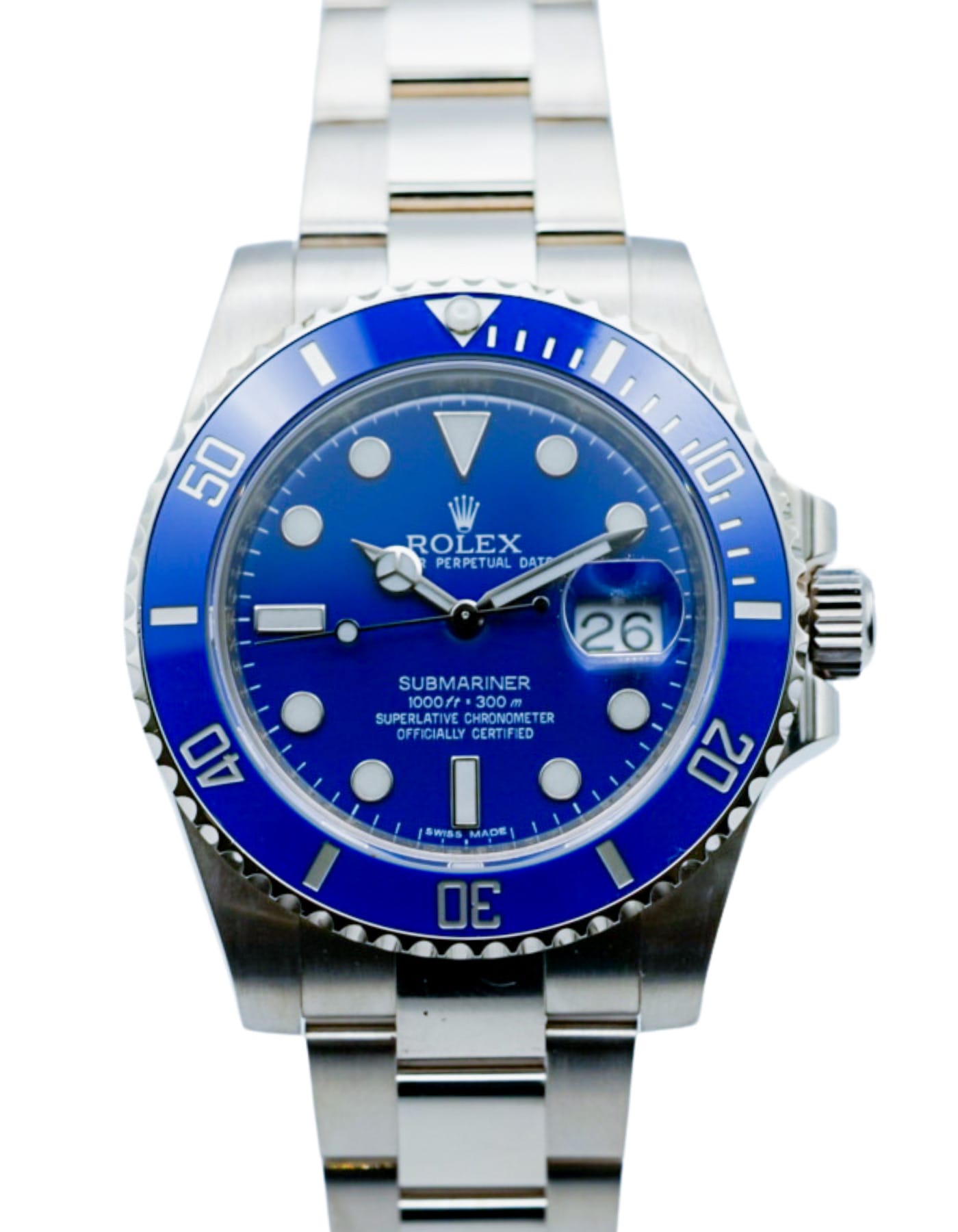 Rolex Submariner Date `` Blue Dial ``