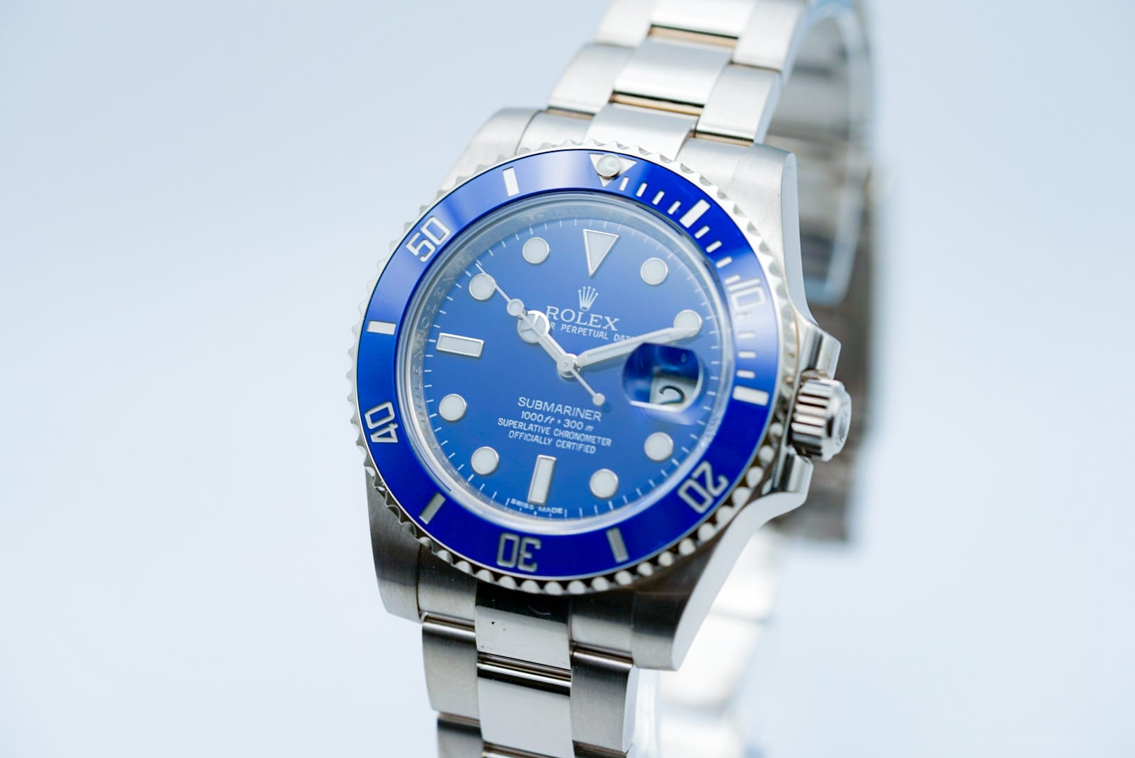 Rolex Submariner Date `` Blue Dial ``