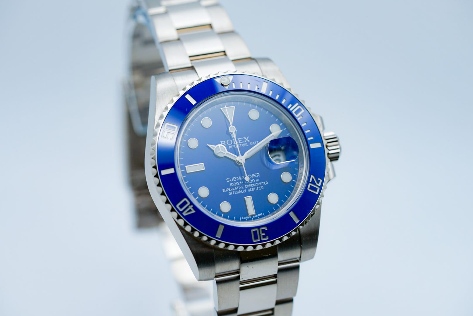 Rolex Submariner Date `` Blue Dial ``